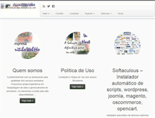 Tablet Screenshot of curitibawebhost.com.br